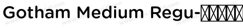 Gotham Medium Regu字体转换